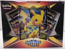 Pokemon TCG - 2021 Shining Fates Pikachu V Collection Box, Factory Sealed - Image 2