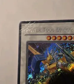 Yugioh Power Tool Dragon CT06-EN001 Secret Rare 2009 MP - Image 3