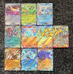 Korean Pokemon TCG GX/EX Holo Full Art Card Lot 10 Cards Pikachu - Image 1