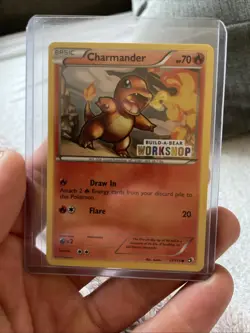 Pokemon Pikachu TCG Charmander Build a Bear Promo Card - Image 1