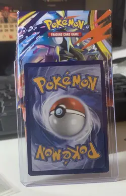 Pokemon TCG Goodra MEP 077 Chaos Rising Stamped Prerelease Black Star Promo - Image 2