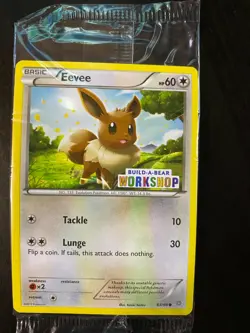 Eevee Build A Bear Promo Card SEALED Pokemon TCG promo 63/98 NM - Image 1