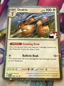Dodrio Holo Pokemon Prize Pack Series 5 Promo Pokemon Card NM/LP Play Stamp Mew - Image 1