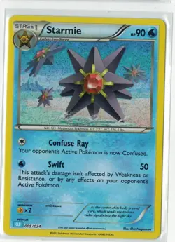 Starmie 005/034 CLB NM Trading Card Game Classic Holo Pokemon Near Mint - Image 1