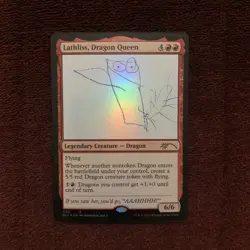 Lathliss, Dragon Queen (1146) Secret Lair Drop Foil - Image 1