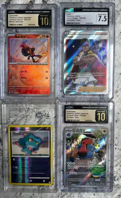 Pokemon English Slab Bundle | 4 Cards | Pokemon CGC PRISTINE [SEE photos] - Image 1