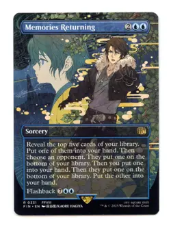 Memories Returning (Borderless) R 0331 Regular Final Fantasy MTG Card NM - Image 1