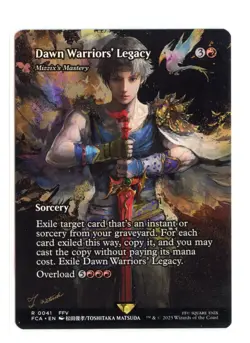 Dawn Warriors' Legacy (Showcase) R 41 Regular Final Fantasy MTG NM - Image 1