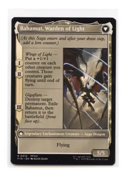 Dion, Bahamut's Dominant R 0016 Regular Final Fantasy MTG Card NM - Image 2