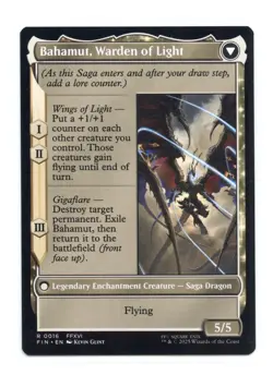 Dion, Bahamut's Dominant R 0016 Regular Error Final Fantasy MTG NM - Image 2