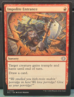 Impolite Entrance U 0146 Uncommon Lorwyn Eclipsed Near Mint Card Game MTG TCG - Image 1
