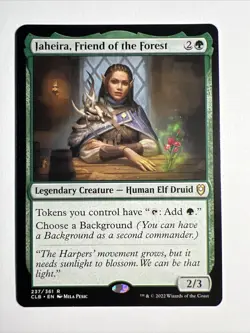 Jaheira, Friend of the Forest Commander Legends: Battle for Baldur's Gate MTG - Image 1