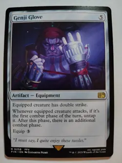 Genji Glove #258 (NM) Final Fantasy FIN Magic MTG - Image 1