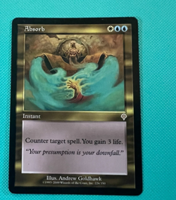 Absorb - Invasion - MTG - Magic the Gathering - LP/MP - Image 1