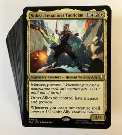 MTG Magic The Gathering Sokka Tenacious Tactician Budget 100 Card Commander Deck - Image 1