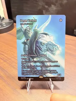 Doom Variant (Roaming Throne) Borderless Non-Foil - NM / Unplayed - MAR M 0099 - Image 1