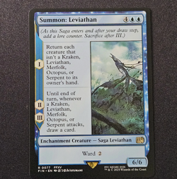 Summon: Leviathan - Rare - FINAL FANTASY #77 - NM MTG - Image 1