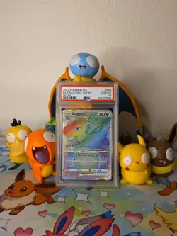 Pokemon PGO 081/078 Dragonite VSTAR Secret Rainbow Rare Card PSA 10 - Image 1