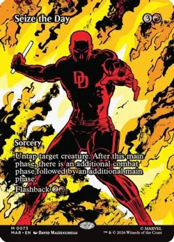 Seize the Day (Borderless) 73 Marvel Universe Eternal-Legal MTG NM - Image 3