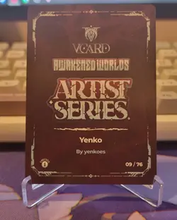 VCard Awakened Worlds: First Edition - Yenko ART CARD - Yenkoes - Image 2
