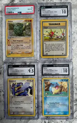 Pokemon Slab Bundle | 4 Cards PSA holo [SEE photos] 1st edition vintage - Image 1