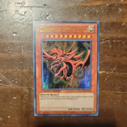 Yu-Gi-Oh! TCG Set of Egyptian God Cards (Obelisk, Ra, Slifer) Legendary... - Image 3
