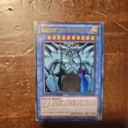 Yu-Gi-Oh! TCG Set of Egyptian God Cards (Obelisk, Ra, Slifer) Legendary... - Image 5