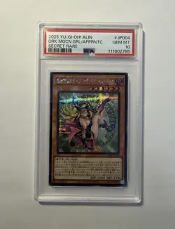 ✨ DARK MAGICIAN GIRL PSA 10 2025 JP004 SECRET RARE ALIN YU-GI-OH! JAPANESE - Image 1