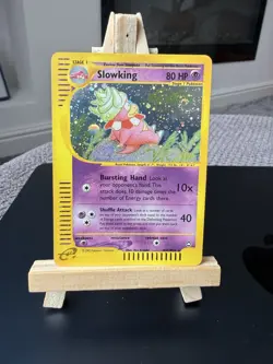 Pokemon TCG Slowking Holo Card Aquapolis H22/H32 Beautiful Swirl NM /LP RARE - Image 1