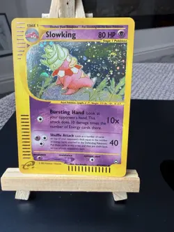 Pokemon TCG Slowking Holo Card Aquapolis H22/H32 Beautiful Swirl NM /LP RARE - Image 2