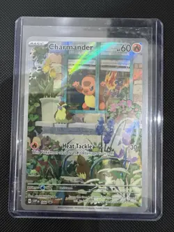 Pokemon TCG Obsidian Flames ETB Charmander Holo Black Star Promo Card SVP044 - Image 1