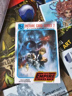 Empire Strikes Back 1980 Topps - Original Header Card #133 - Image 1