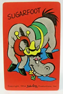 1954 Woody Woodpecker Drawing Lessons Card #19 cereal premium high grade - Image 1
