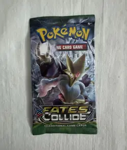 Pokemon TCG Fates Collide Booster Pack 10 Cards Alakazam Art English - Image 1