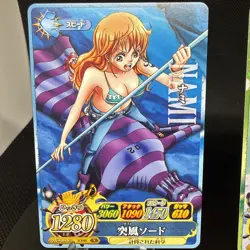 Nami 2011 2012 Data Carddass 2 Card Set ONE PIECE Japan Boa Hancock - Image 2