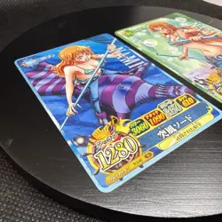 Nami 2011 2012 Data Carddass 2 Card Set ONE PIECE Japan Boa Hancock - Image 4
