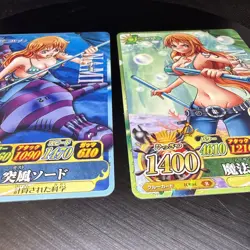 Nami 2011 2012 Data Carddass 2 Card Set ONE PIECE Japan Boa Hancock - Image 5
