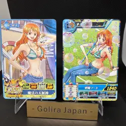 Nami 2011,2012 Data Carddass 2 Card Set ONE PIECE Japan Boa Hancock - Image 1