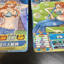 Nami 2011,2012 Data Carddass 2 Card Set ONE PIECE Japan Boa Hancock - Image 5