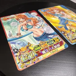 Nami 2011.2012 Data Carddass 2 Card Set ONE PIECE Japan Boa Hancock - Image 4