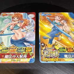 Nami 2011.2012 Data Carddass 2 Card Set ONE PIECE Japan Boa Hancock - Image 5