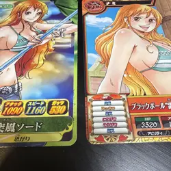 Nami 2011.2012 Data Carddass 2 Card Set ONE PIECE card Japan Boa Hancock - Image 5