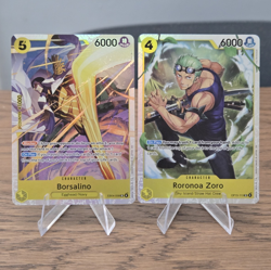 One Piece Card Lot (2) OP-15 SR Borsalino & Zoro - Image 1