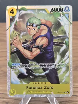 One Piece Card Lot (2) OP-15 SR Borsalino & Zoro - Image 4