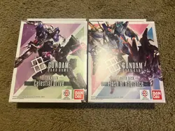 Gundam Card Game ENG Starter Decks ST07 Celestial Drive + ST08 Flash of Radiance - Image 1