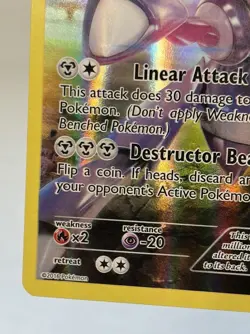 Genesect XY119 XY PROMO RARE HOLO Pokemon Card Mythical FULL ART Generations NM - Image 4
