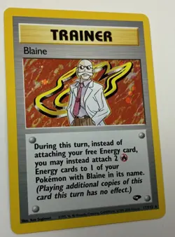 Blaine Gym Challenge Holo #017/132 English Pokemon Card - Image 1