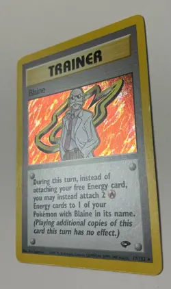 Blaine Gym Challenge Holo #017/132 English Pokemon Card - Image 2