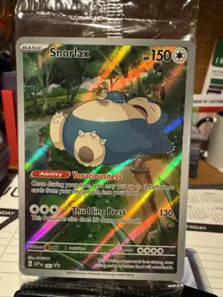 Pokemon Snorlax 051 SV Scarlet & Violet 151 Black Star Promo Holo Card Sealed - Image 1