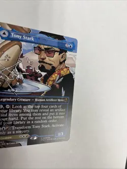 Tony Stark The Invincible Iron Man Nonfoil Superheros Card #0350 MTG LP - Image 2